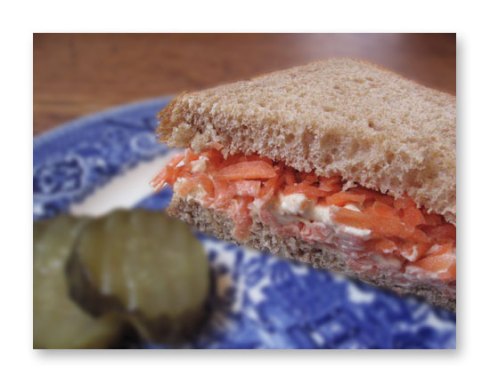 vegan hummus sandwich